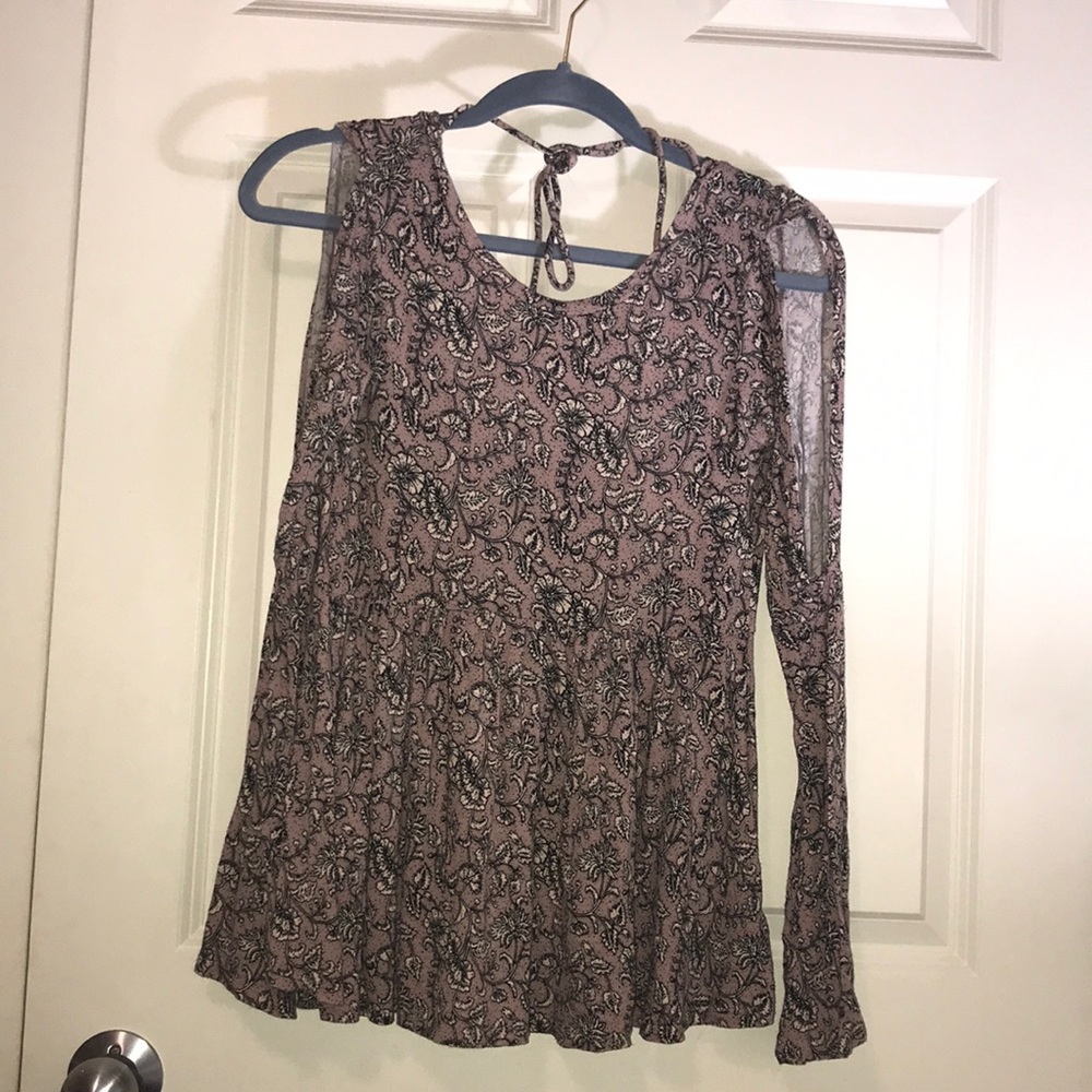 American eagle floral blouse